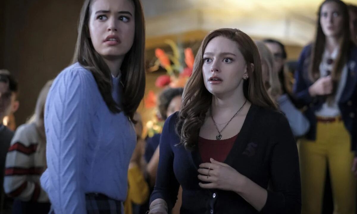 Kaylee Bryant (L) and Danielle Rose Russell in Legacies