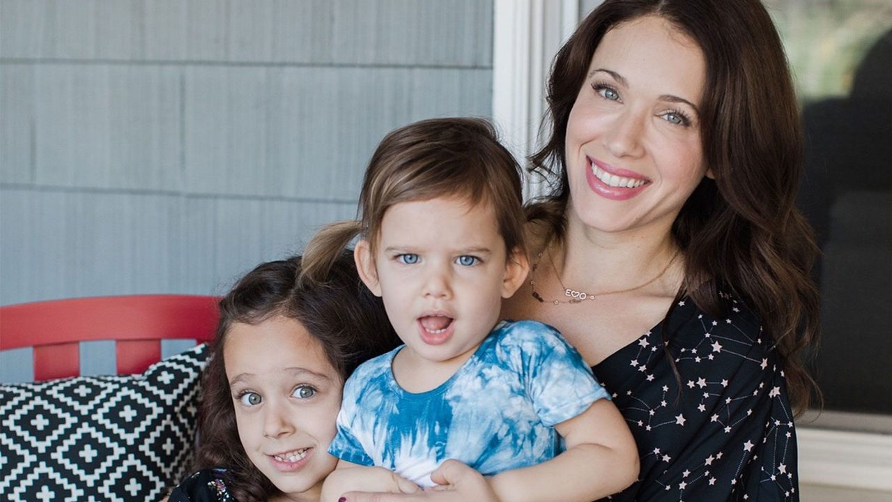 Marla Sokoloff with her daughters