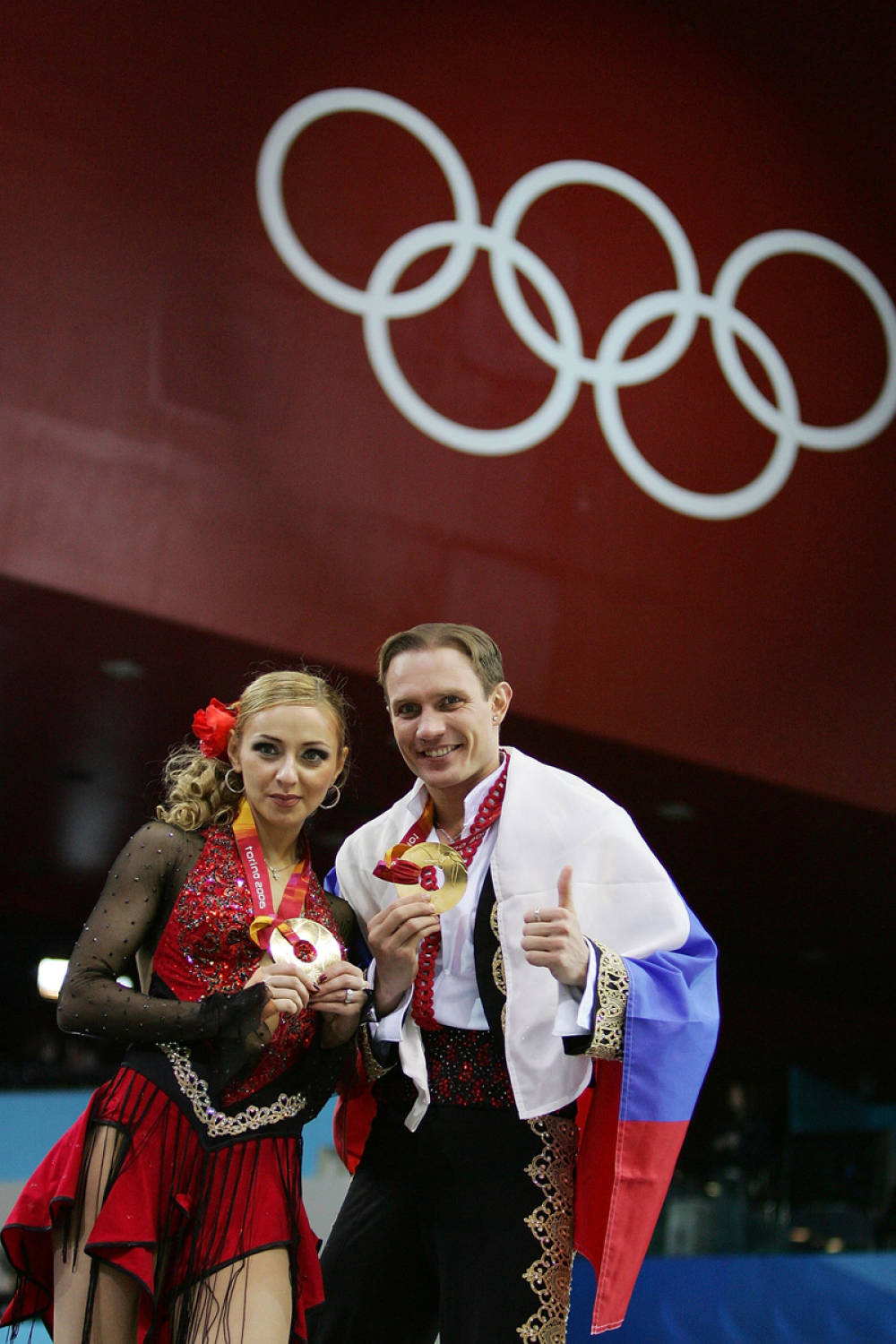Татьяна Навка и Роман Костомаров на Олимпийских играх в Турине