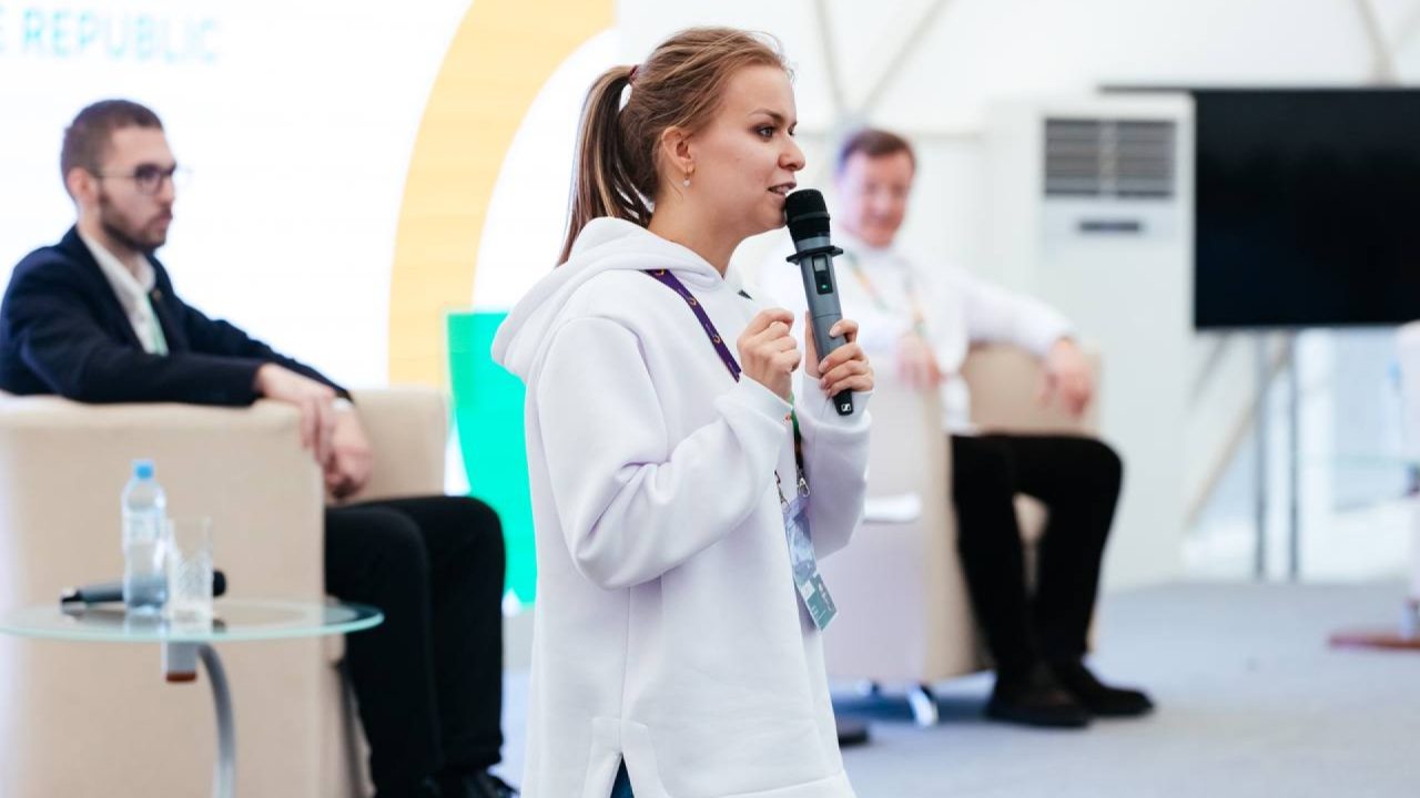 Кристина Гнатюк на Всемирном фестивале молодежи