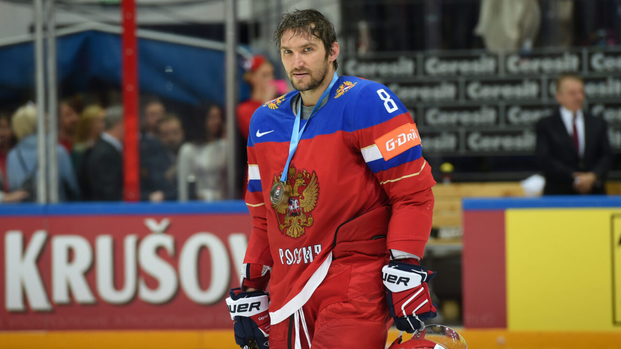 Александр Овечкин в составе сборной России по хоккею